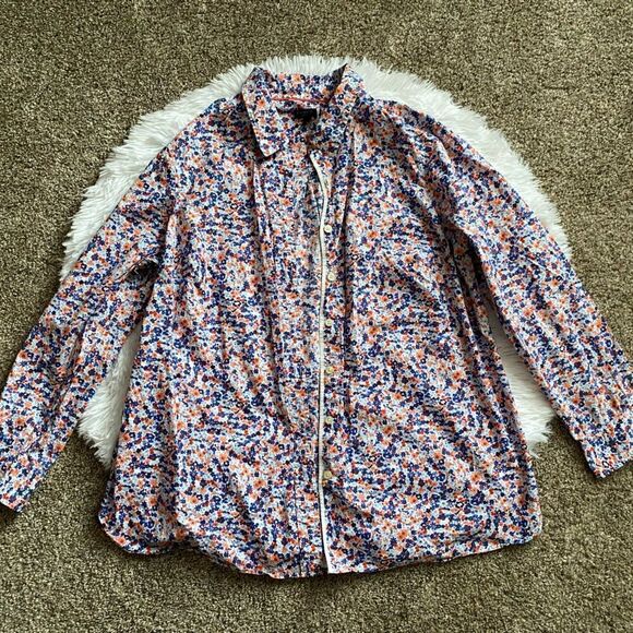 Talbots Tops - Talbots Floral Button Down Top Womens Size 1X
